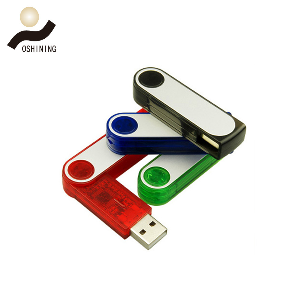 Plastic rotary USB Drive (USB-025)