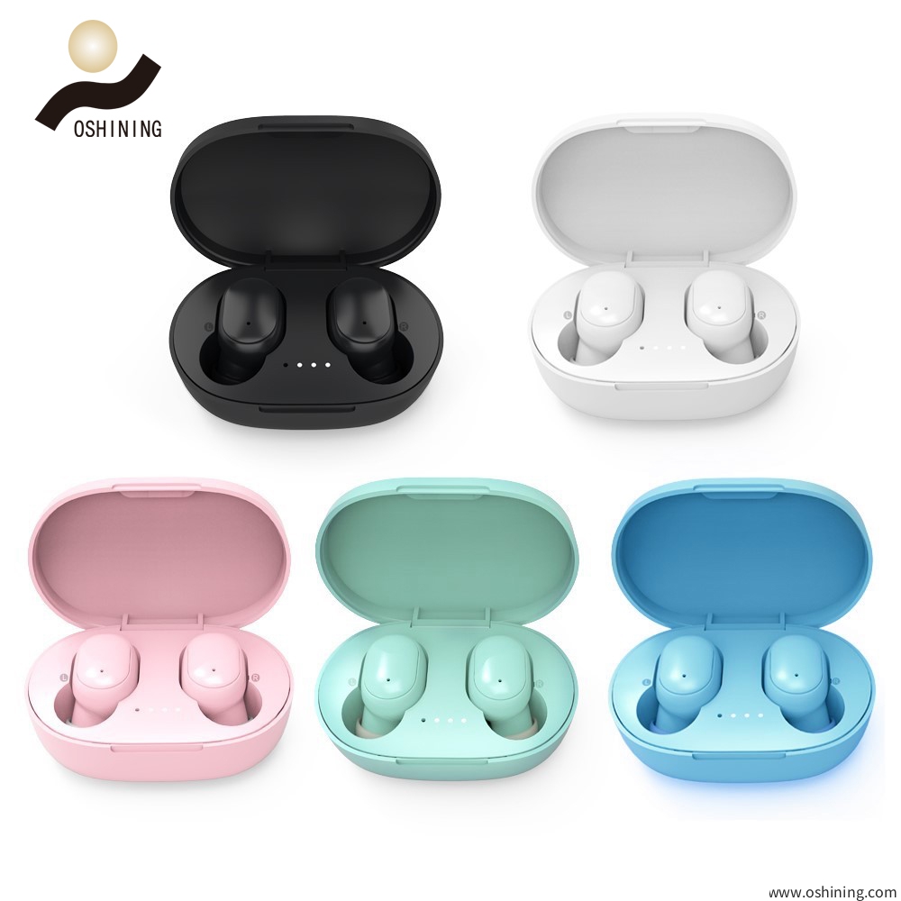 best seller wireless headphones running earbuds with charging case(A6S color)