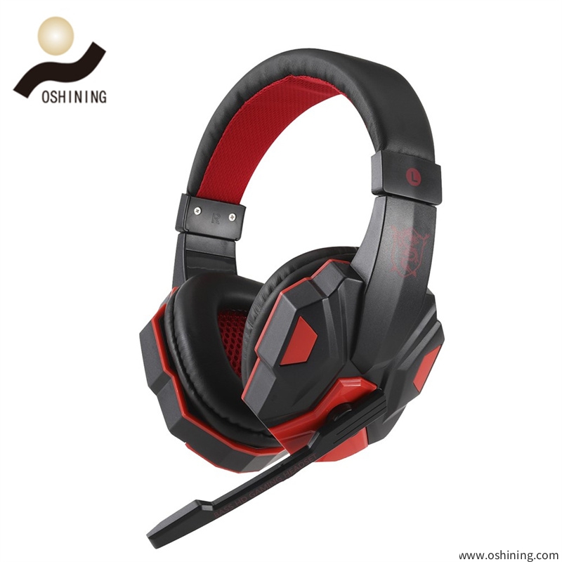 PS4 LED Best Cheap Cool Vibration Gaming Headset with Microphone PC Casque Gamer (830MV）