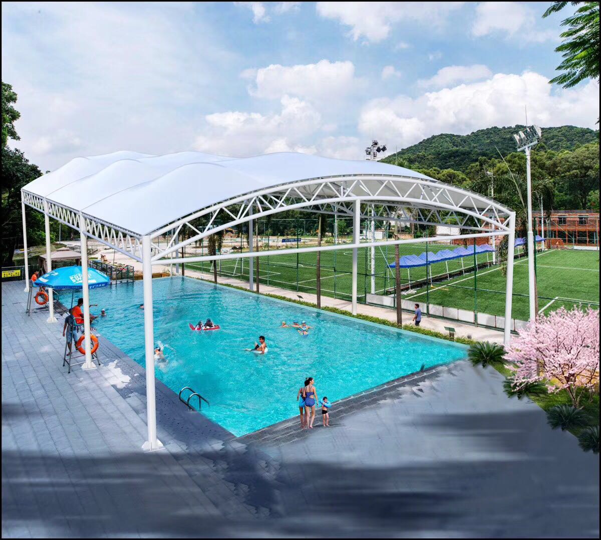 川东-广州白云水立方膜结构工程