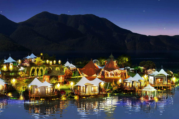 酒店别墅膜结构