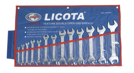 AWT-ENFK02   13件套止滑公制双开扳手