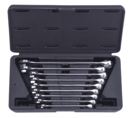 AWT-ESFK07   9件套止滑公制两用扳手组（塑盒）