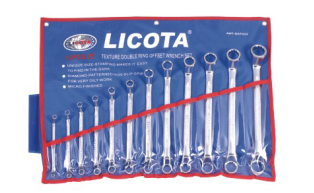 AWT-EKFK02   12件套75°止滑公制双梅花扳手