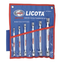 AWT-SWSK01   6件套公制双活动头套筒扳手组