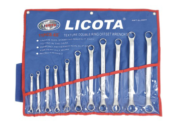 AWT-ELFK01   11件套45°止滑公制双梅花扳手