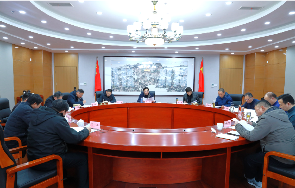 市水利局梁喜輝副局長巡聽我公司黨委理論學(xué)習(xí)中心組學(xué)習(xí)