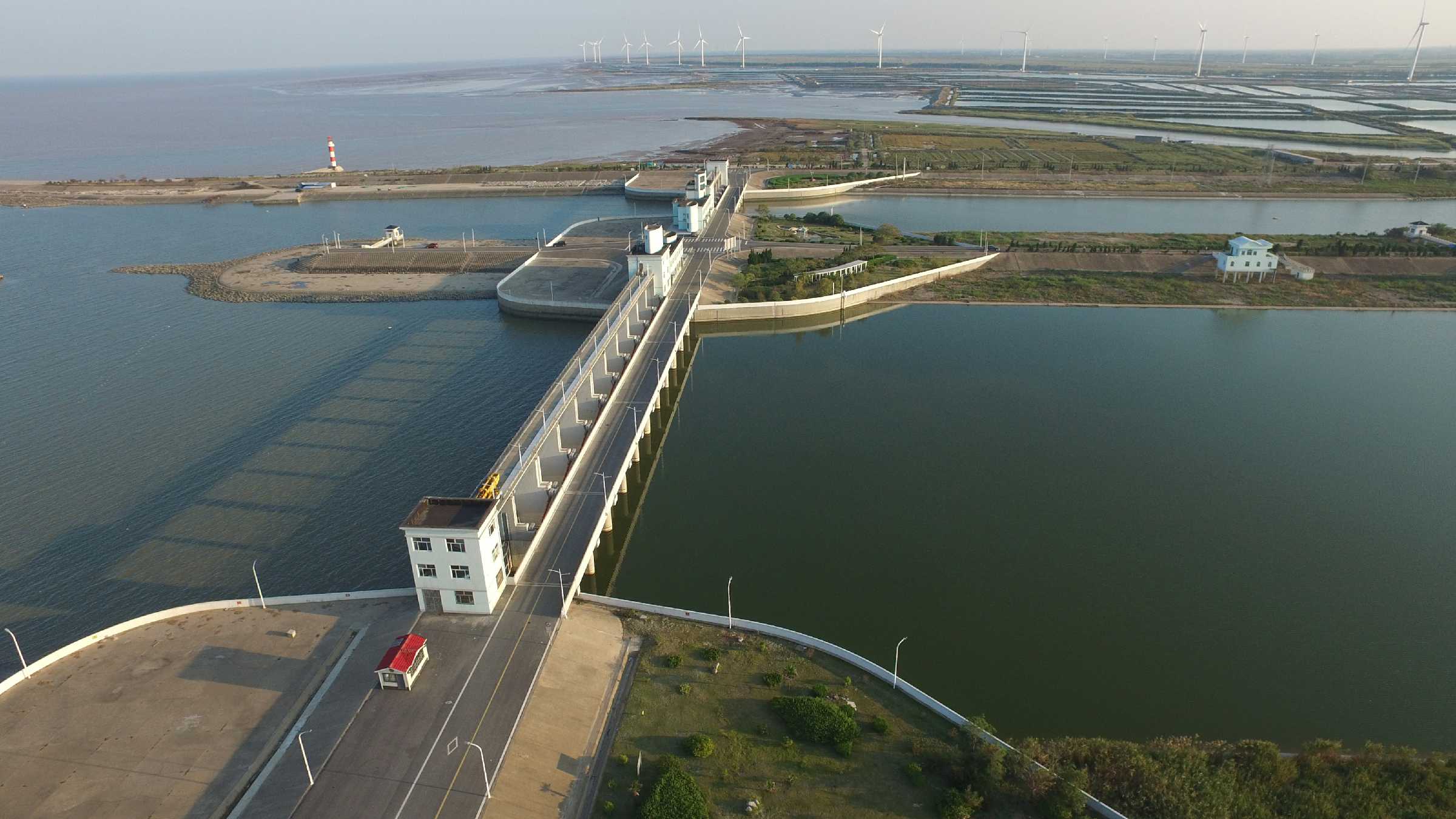 淮河入海水道海口樞紐?？陂l工程