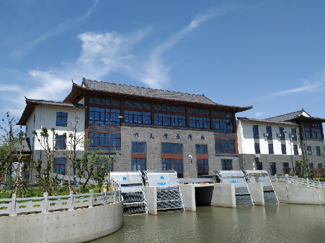 鹽城市2017年度城市防洪工程鹽城市六支河西閘站
