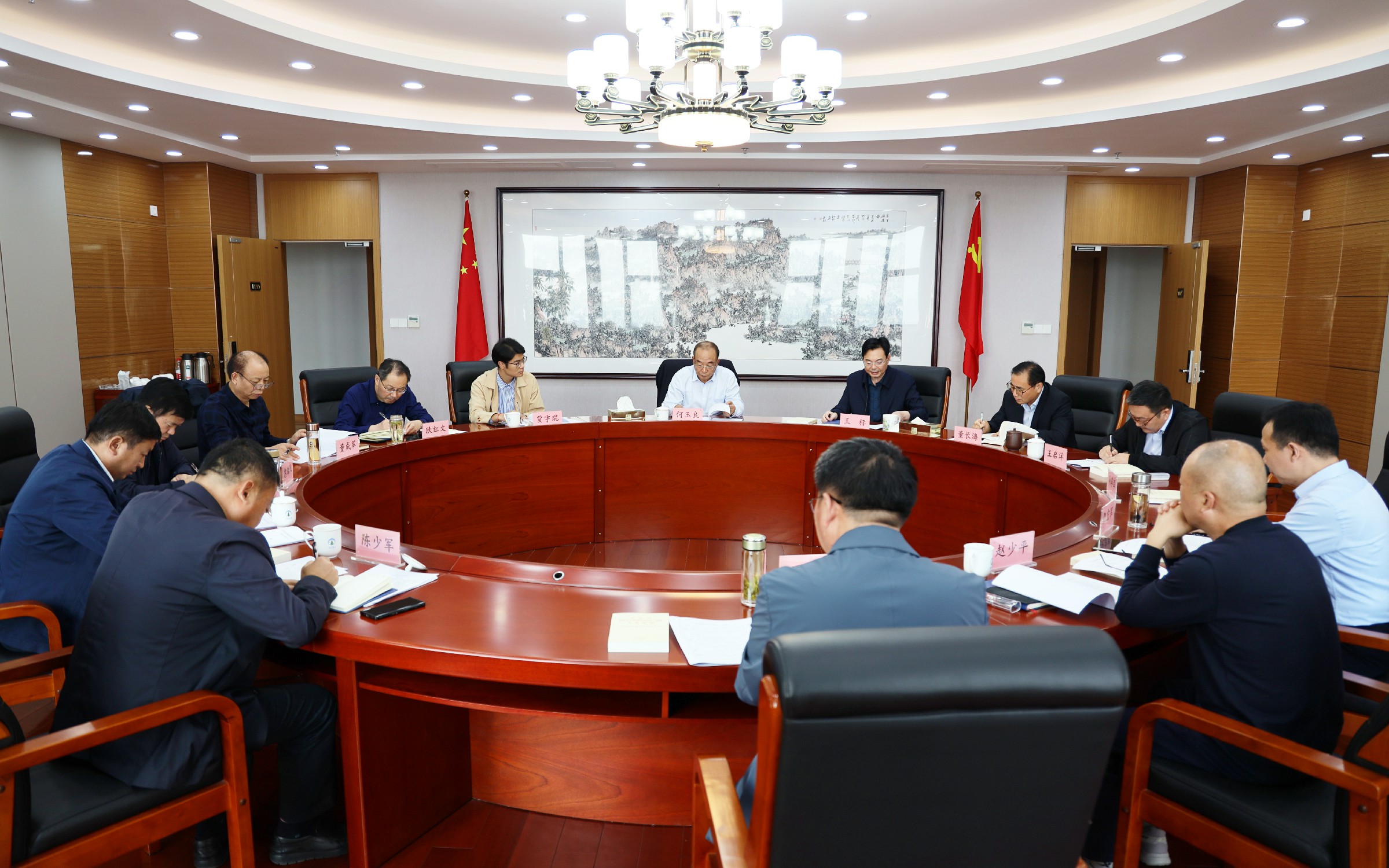 市水利局何玉良副書記來公司巡聽黨委理論中心組學(xué)習(xí)