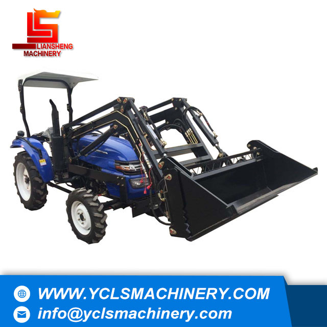 Tractor with front end loader