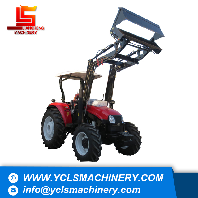 YTO tractor with front end loader