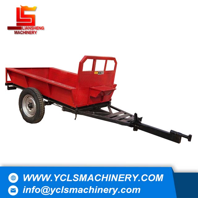 Farm trailer for hand tractor