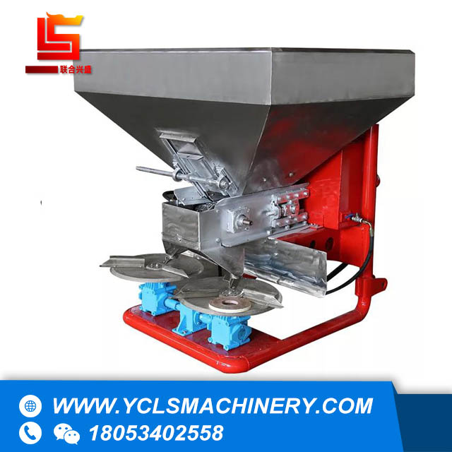 Tractor-mounted stainless steel organic fertilizer granular fertilizer spreader