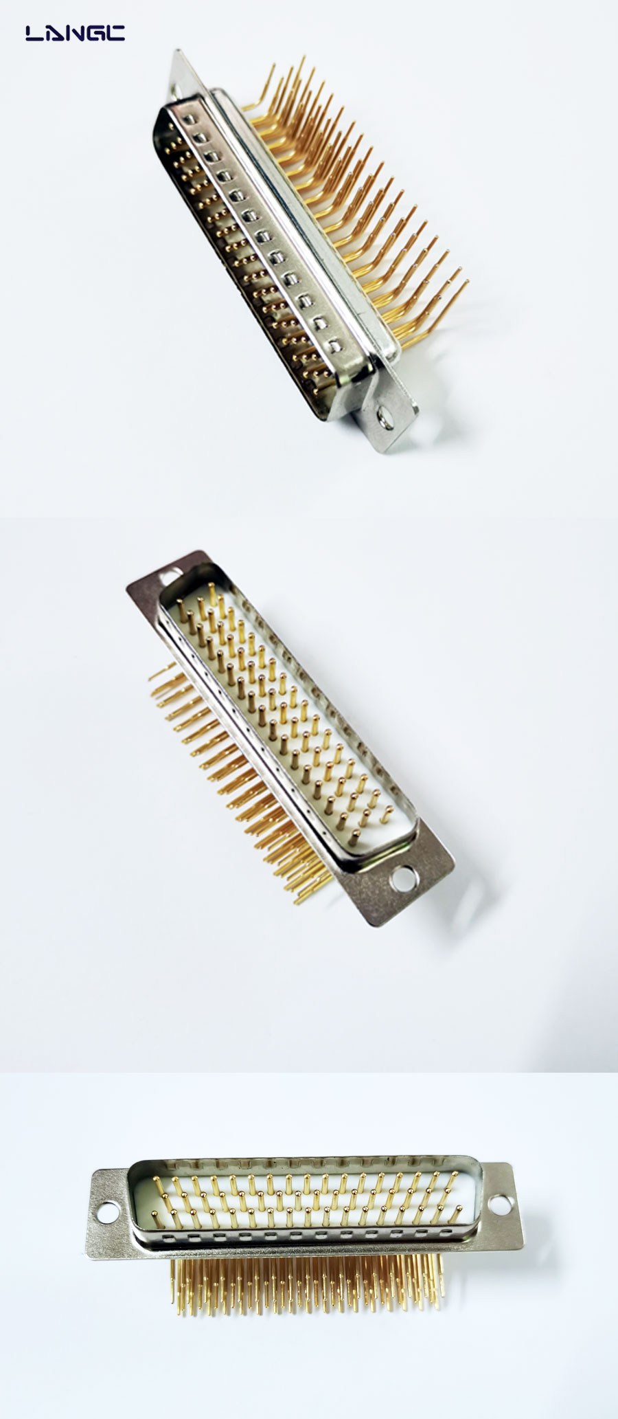 DRB-50P 公头 三排 铆锁 车针D-SUB连接器