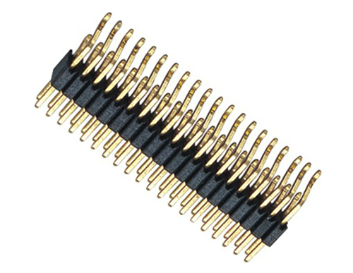 1.27MM 单层双排 90°贴片式(Type A) 排针