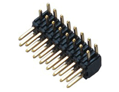 2.0MM 双排 90°DIP 排针