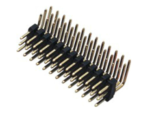 2.0MM 单层三排 90度弯插 排针