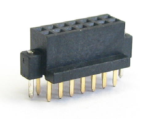 1.27MM 双排 180°DIP 排母