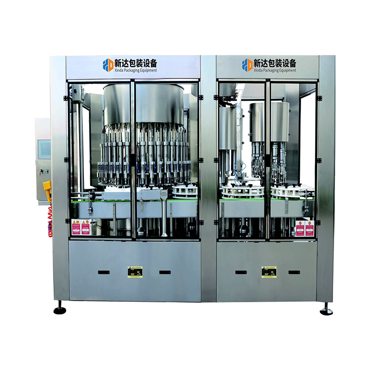 旋转式灌装旋盖一体机
