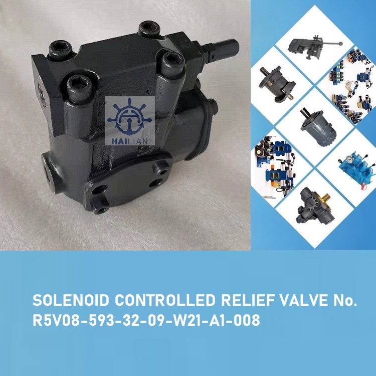 No. R5V08-593-32-09-W21-A1-008 SOLENOID CONTROLLED RELIEF VALVE