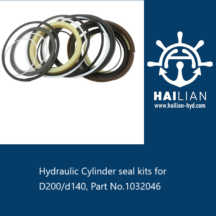 Hydraulic Cylinder seal kits for D200-d140, Part No.1032046