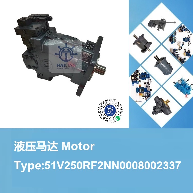 Deck crane hydraulic motor 51V250RF2NN0008002337 for hatch cover