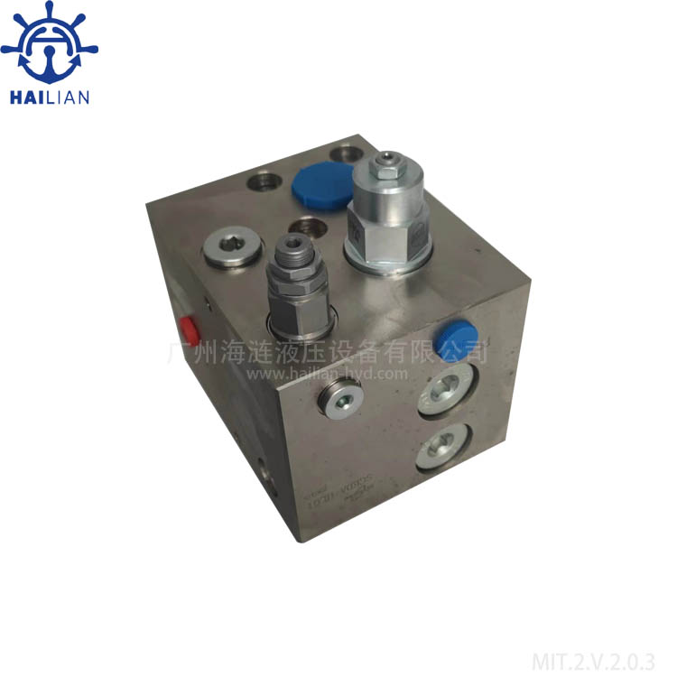 Balance Valve block H-08012B DWG No.19757122A1 for deck crane