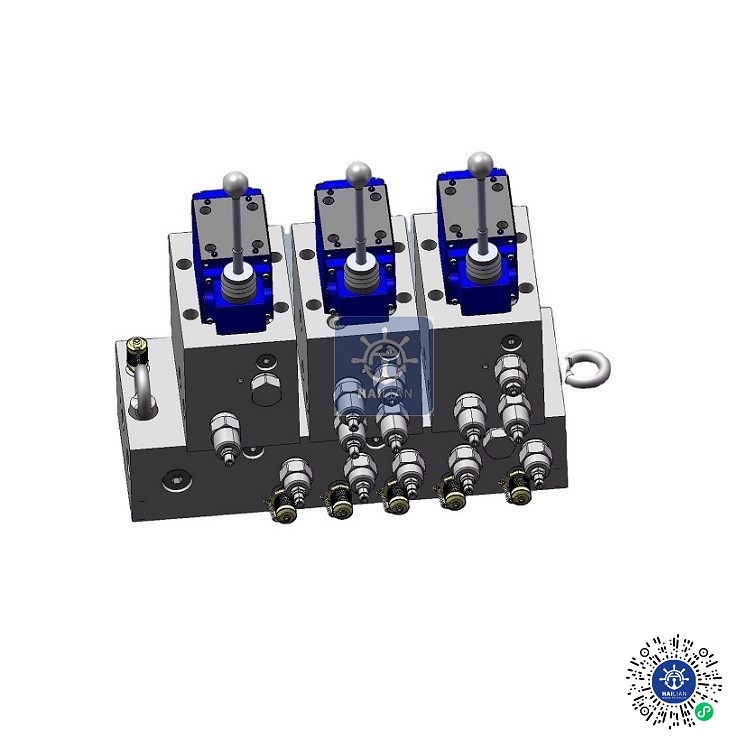 Mac.hatch cover valve stand/valve block DWG.No.32-20634