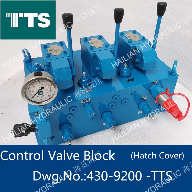 TTS hatch cover control Valve Block Dwg.No.430-9200