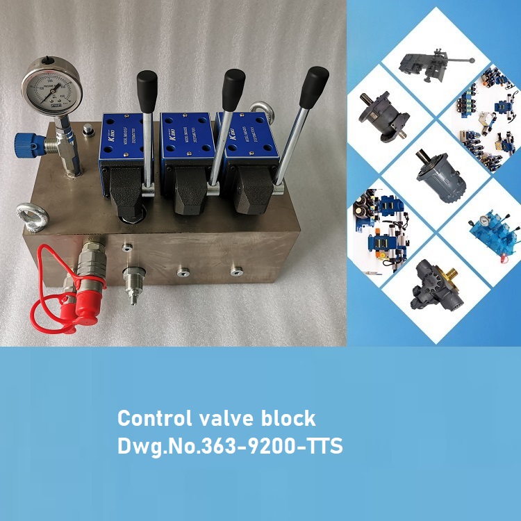Control valve block Dwg.No.363-9200-TTS-HATCH_COVER