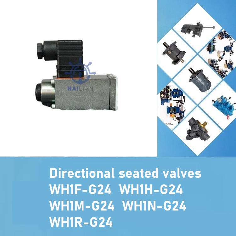 Directional seated valves Type WH1F-G24 WH1H-G24 WH1M-G24 WH1N-G24 WH1R-G24