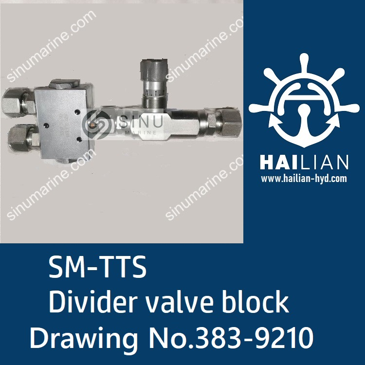 Divider valve block Drawing No.383-9210