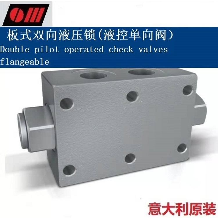 Double Pilot operated check valves flageable
