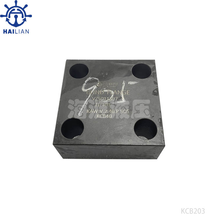 203 PART NO.VZ33140-0171 COVER(3) FOR COUNTERBALANCE VALVE KCB25/40