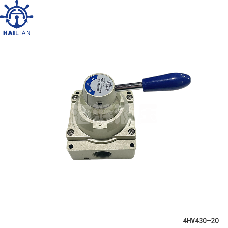 AIRTAC 4HV430-20 PNEUMATIC HAND VALVE,4HV MANUAL ROTARY VALVE,4 WAY VALVE