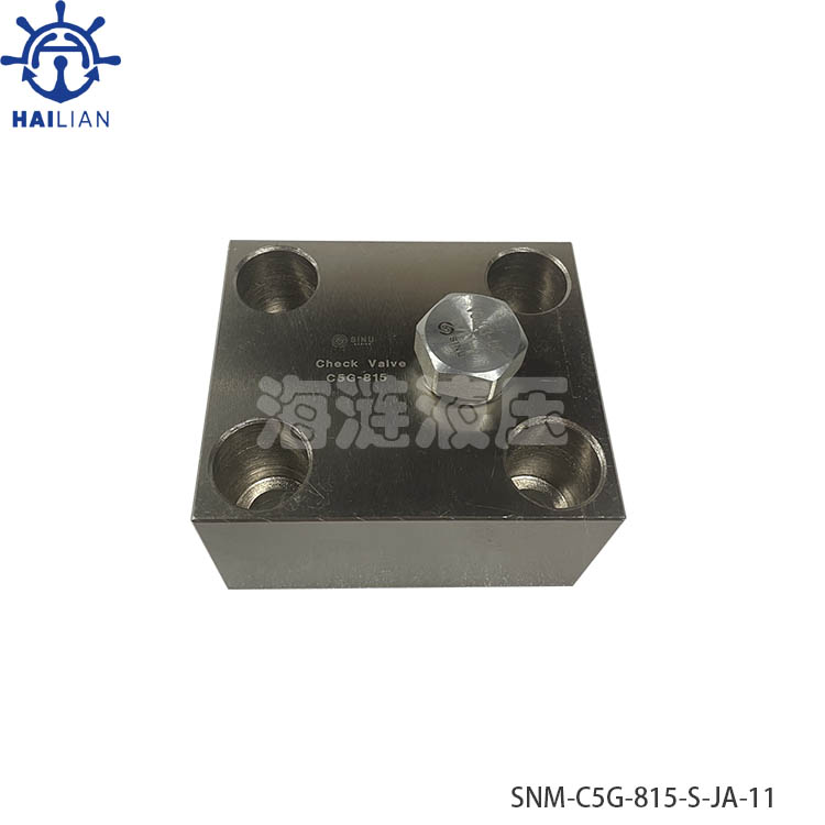 C2G/C5G Angle type check valves C5G-815-S-JA-11 for cargoe hatch cover spare parts