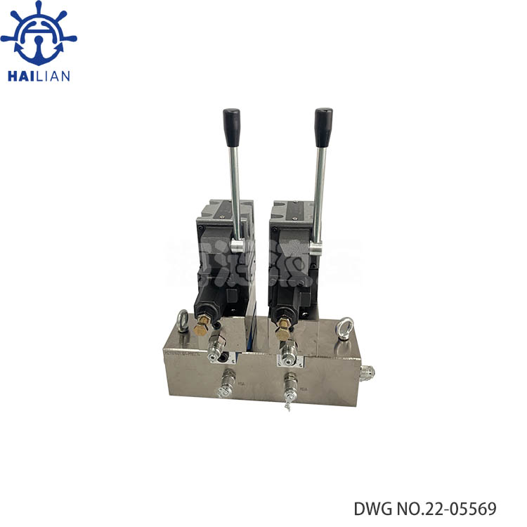 CONTROL VALVE STAND DWG NO.22-05569 FOR HATCH COVER