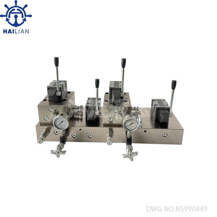 CONTROL VALVE STAND DWG NO.NS990449 FOR HATCH COVER