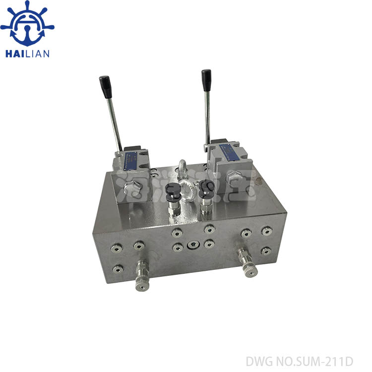 CONTROL VALVE STAND FOR HATCH COVER DWG NO.SUM-211D