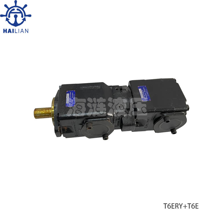 DECK CRANE VANE PUMP FT6ERY-045-XR03-W42A1M249828+T6E-052-3R03-B1