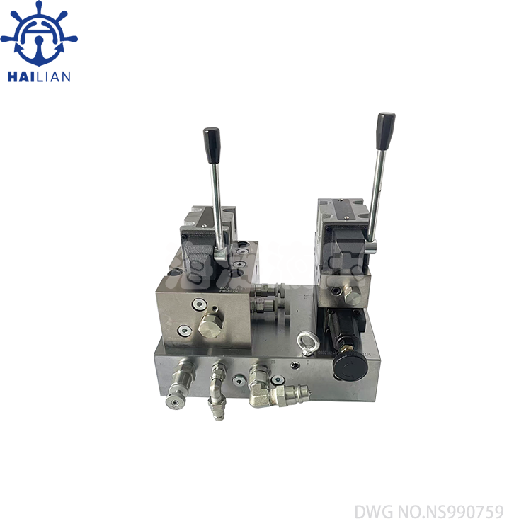 DWG NO.NS990759 CONTROL VALVE STAND FOR STEEL HATCH COVER