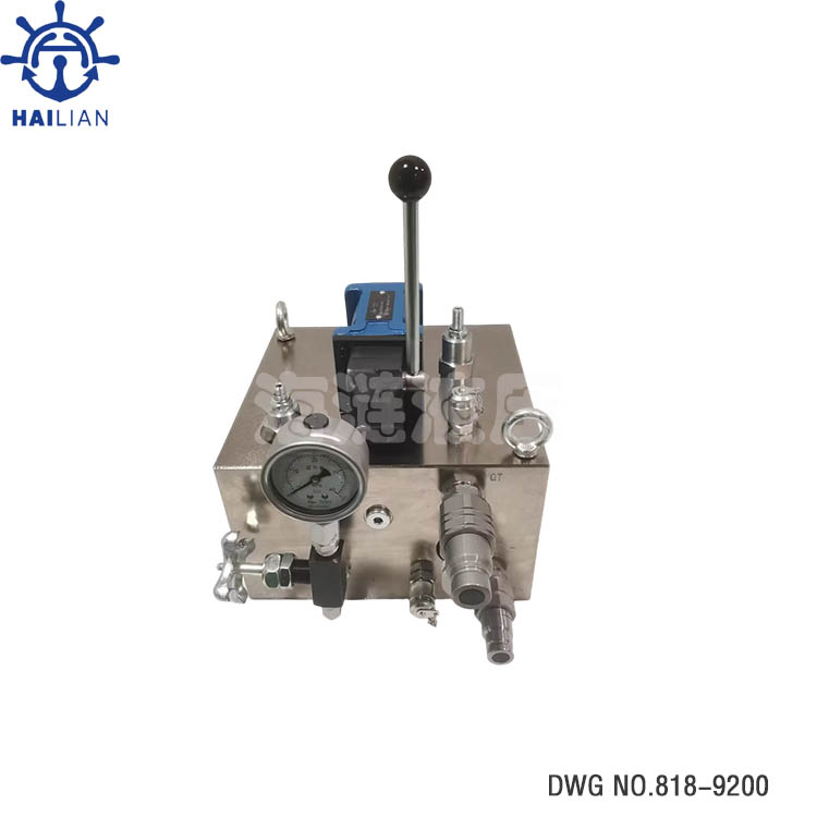 DWG NO.818-9200,335-9200 CONTROL VALVE BLOCK FOR HATCH COVER