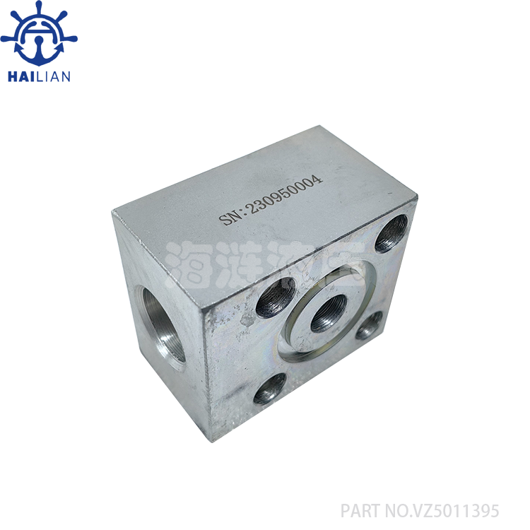 FLANGE PART NO.VZ5011395 FOR FOR KAWASAKI KCB-25-40 COUNTERBALANCE VALVE