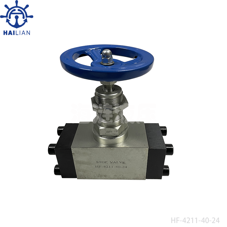 HF-4211-40-24 HIGH PRESSURE STOP VALVE FOR DECK CRANE