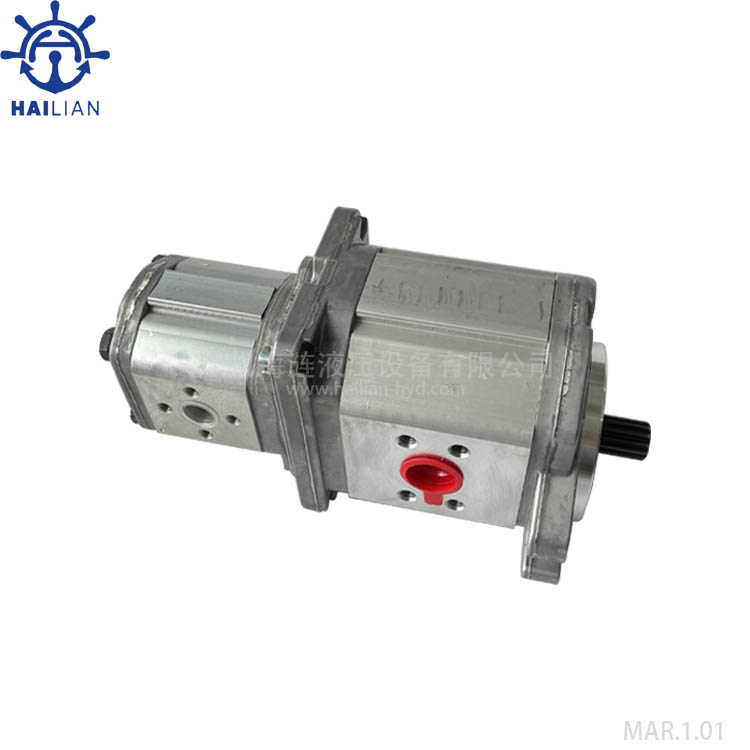 Hydraulic Double Gear Pump SNP3/38S SC47+SNP2/11S