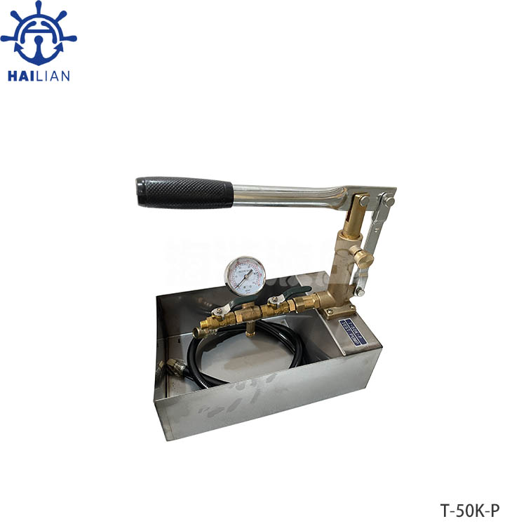 Hydraulic Hand Pump ST-50K-P Test Pump With Pressure Gauge