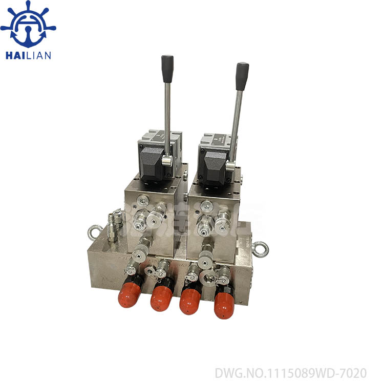 MACGREGOR HATCH COVER CONTROL VALVE BLOCK DWG.NO.1115089WD-7020