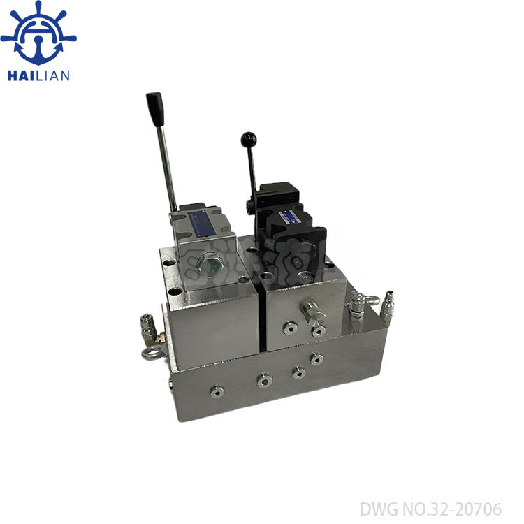 MACGREGOR HATCH COVER CONTROL VALVE STAND DWG NO.32-20706