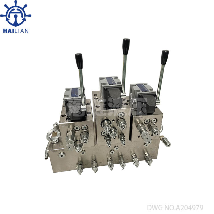 MACGREGOR HATCH COVER CONTROL VALVE STAND DWG NO.A204979